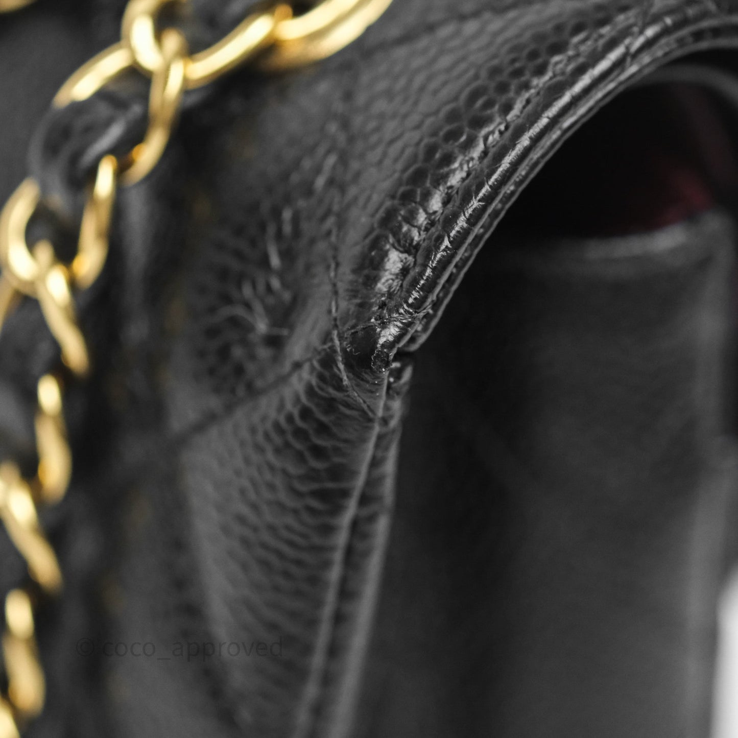 Chanel Small Classic Flap Quilted Black Caviar Gold Hardware