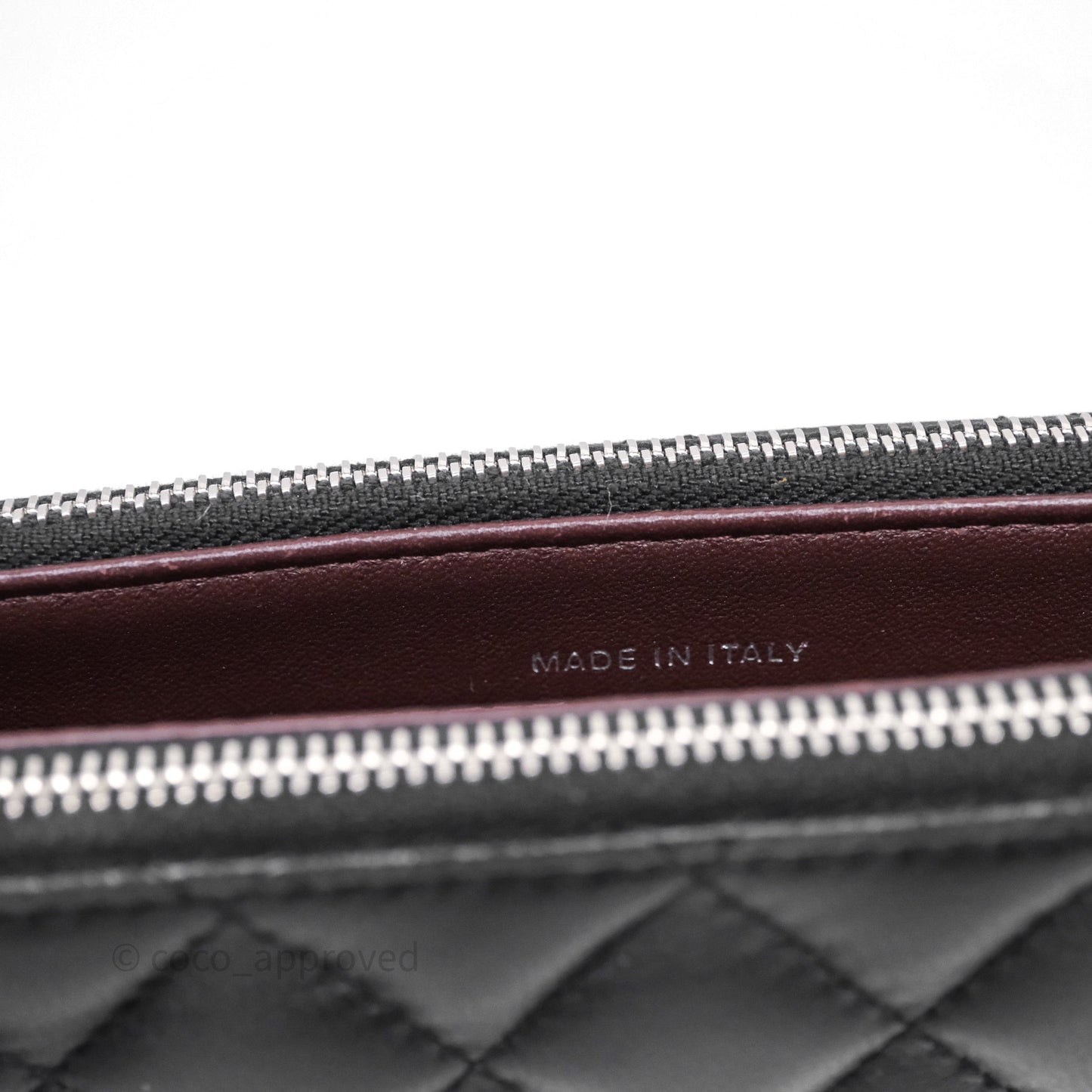 Chanel Clutch with Chain Black Lambskin Silver Hardware