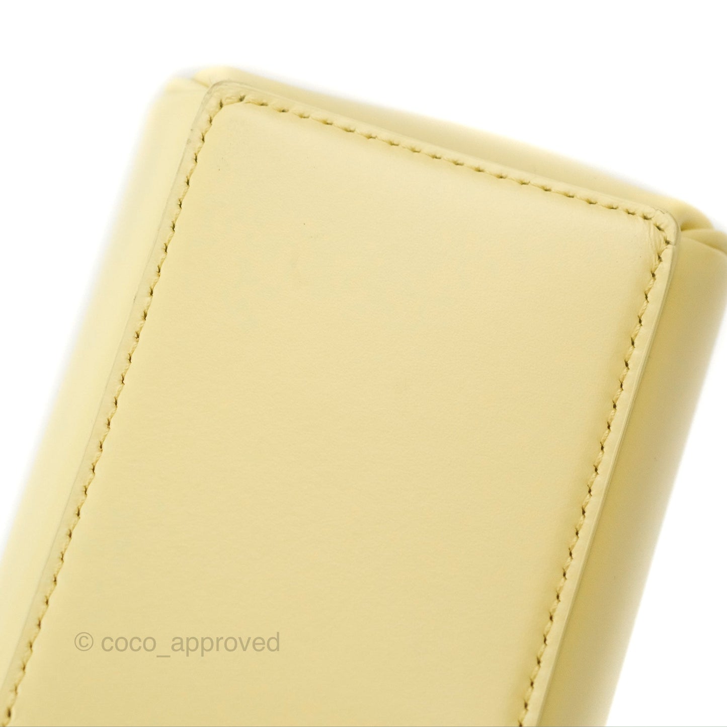Celine Mini 16 Soft Yellow Satinated Calfskin