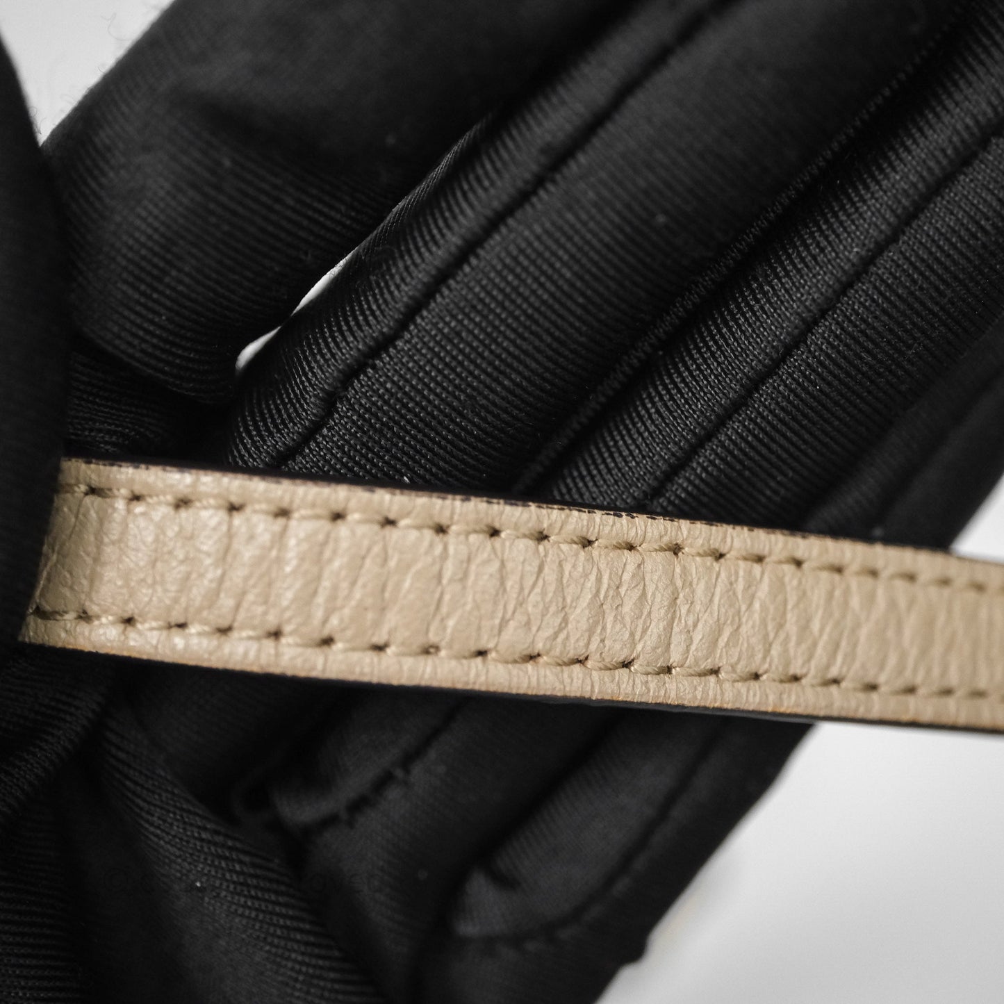 Gucci Horsebit 1955 Mini Bag Beige/White GG Supreme Canvas