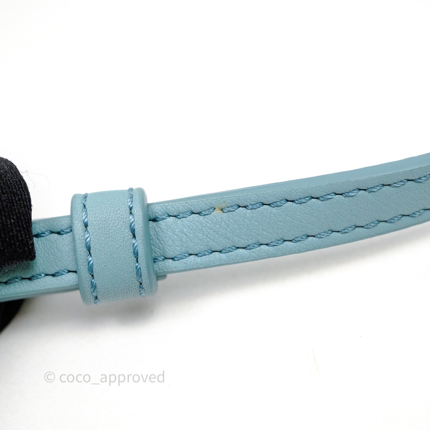 Loewe Mini Squid Suna Puzzle Bag Blue Silver Hardware