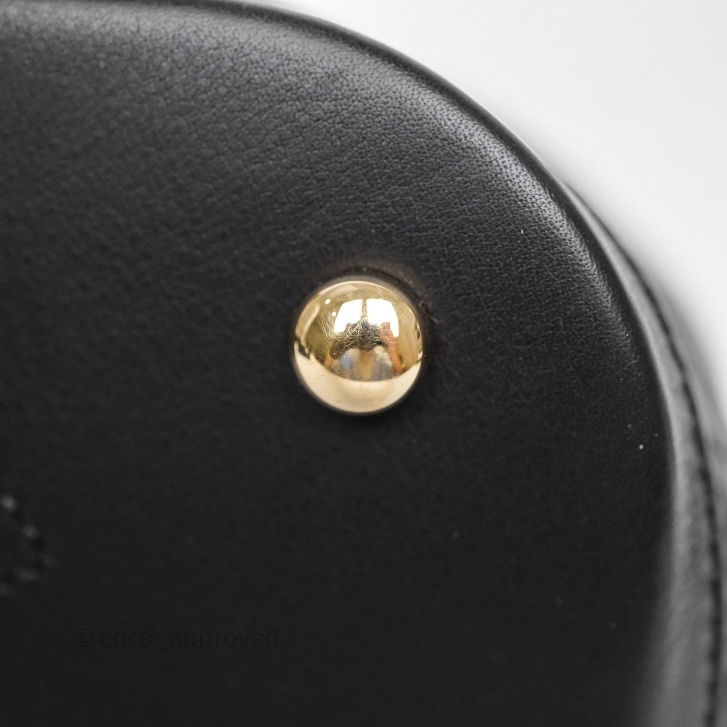 Chanel Quilted Drawstring Bucket Bag Black Calfskin Gold Hardware