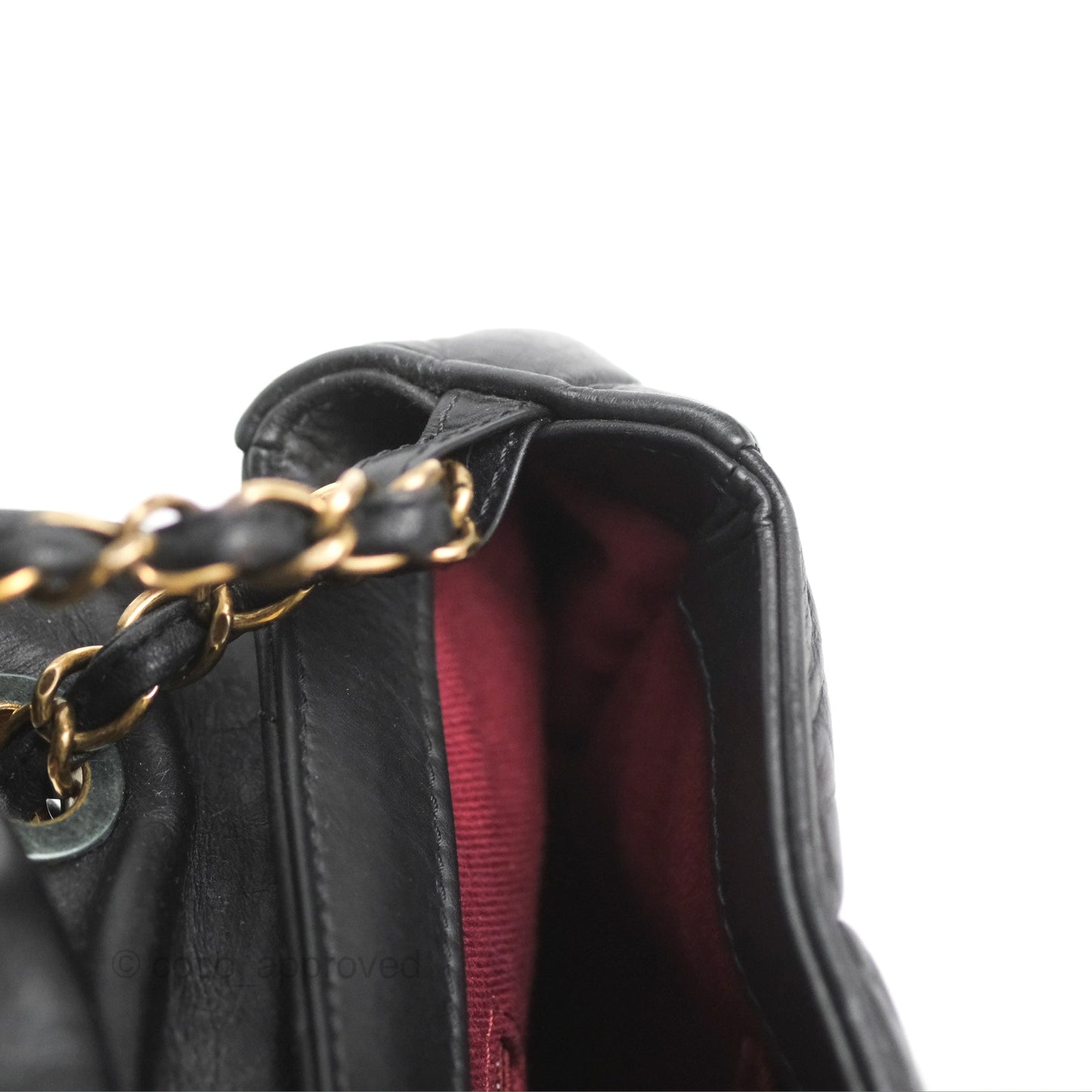 Chanel Medium Pondicherry Flap Bag Black Crumpled Calfskin Antique Gold Hardware
