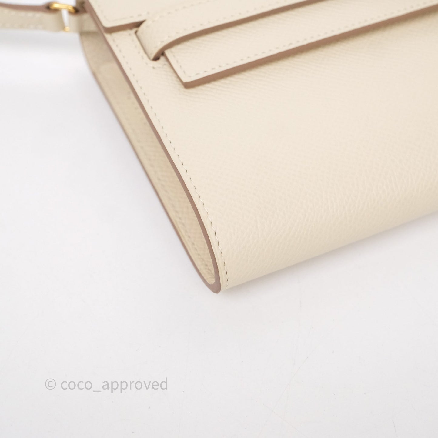 Hermès Kelly To Go Wallet Craie Epsom Gold Hardware