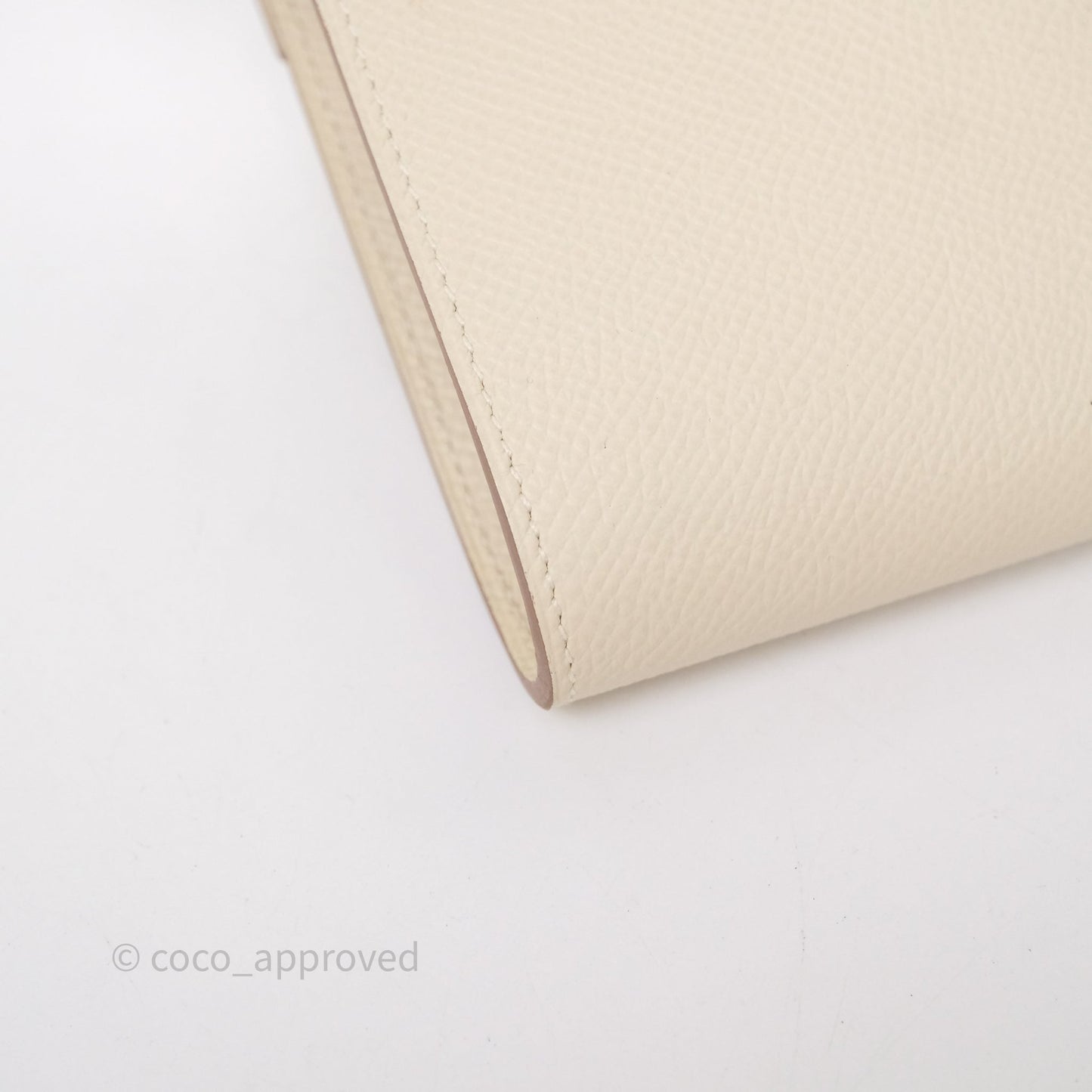 Hermès Kelly To Go Wallet Craie Epsom Gold Hardware