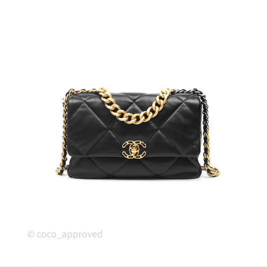 Chanel 19 Medium Black Mixed Hardware