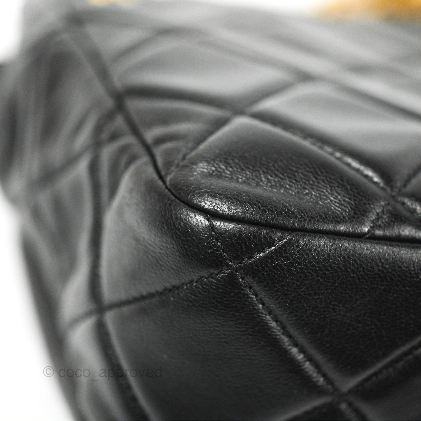 Chanel Mini Front Pocket Tote Black Calfskin Aged Gold Hardware