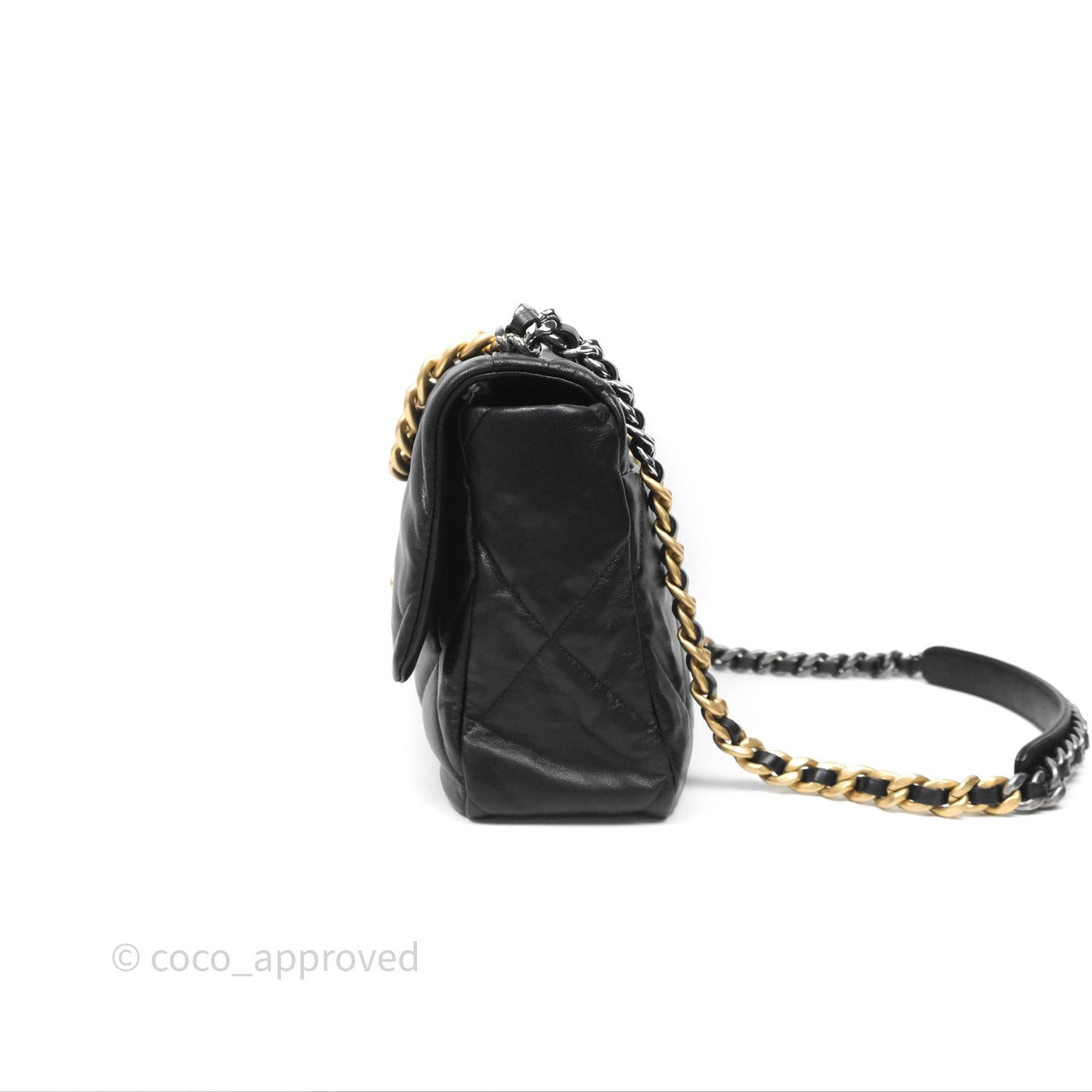 Chanel 19 Medium Black Mixed Hardware