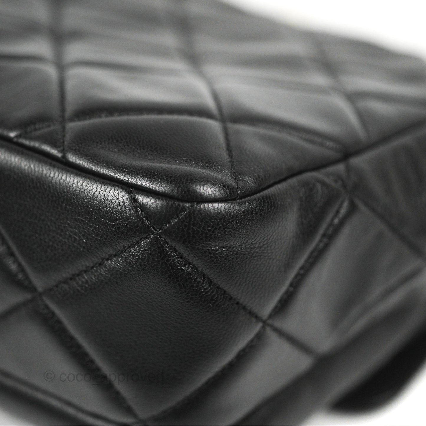 Chanel Mini Front Pocket Tote Black Calfskin Aged Gold Hardware