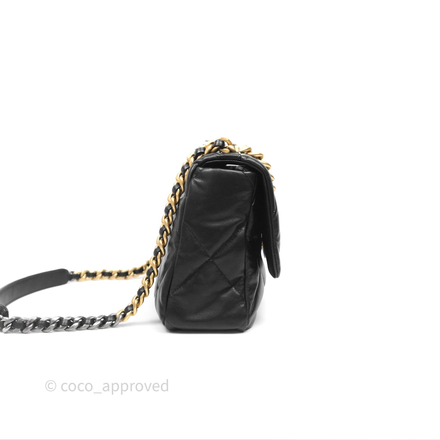 Chanel 19 Medium Black Mixed Hardware