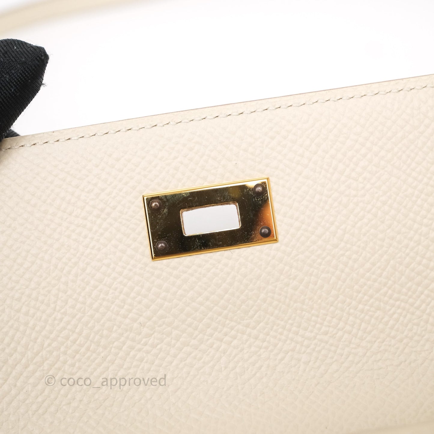 Hermès Kelly To Go Wallet Craie Epsom Gold Hardware