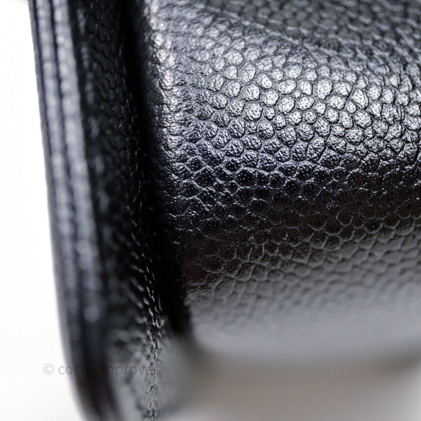 Chanel Mini Boy Quilted Black Caviar Aged Gold Hardware