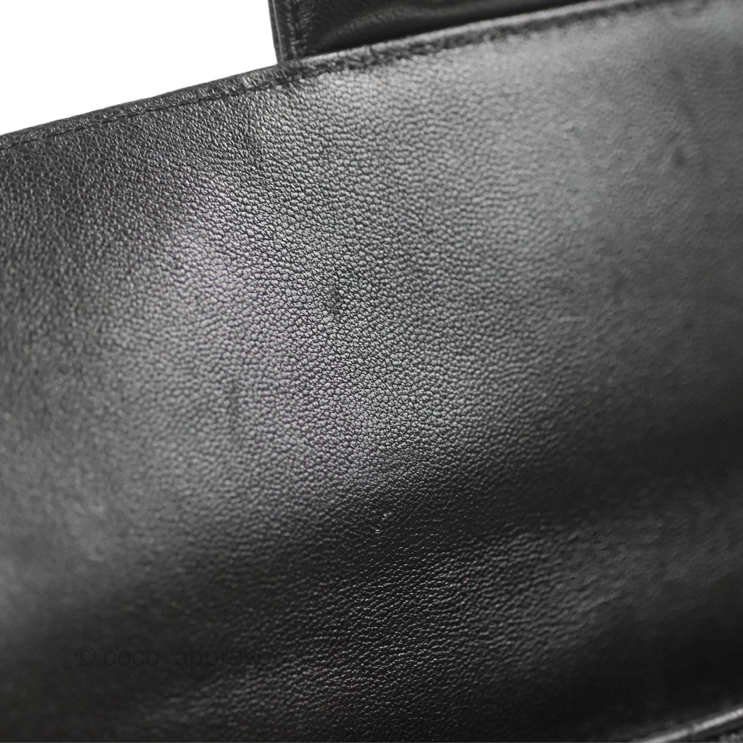 Chanel Mini Front Pocket Tote Black Calfskin Aged Gold Hardware