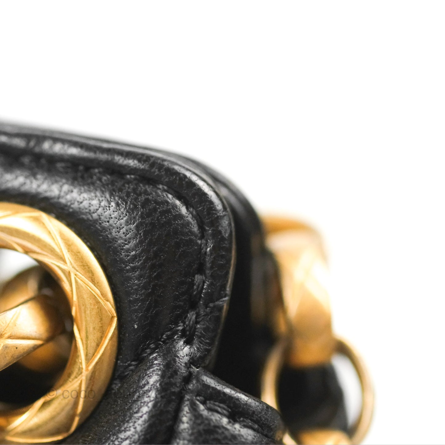 Chanel Mini Front Pocket Tote Black Calfskin Aged Gold Hardware