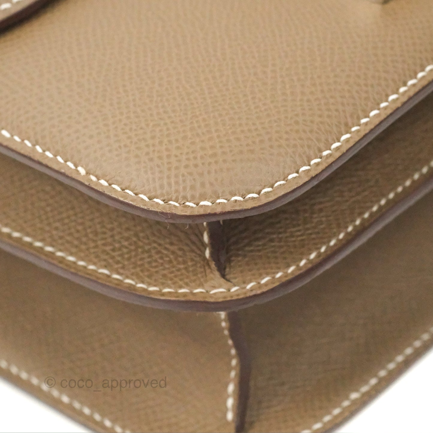 Hermès Constance III 24 Etoupe Epsom Palladium Hardware