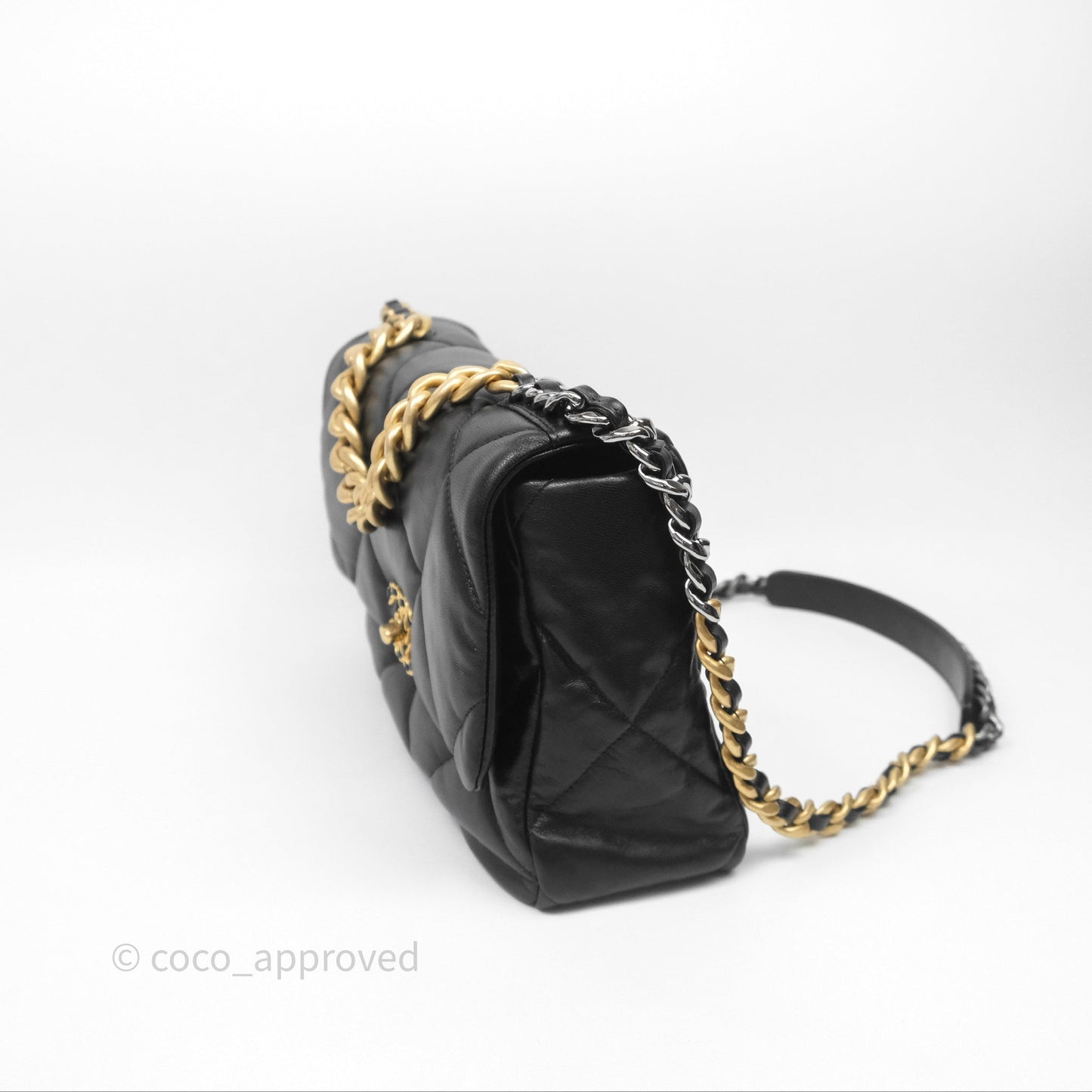 Chanel 19 Medium Black Mixed Hardware