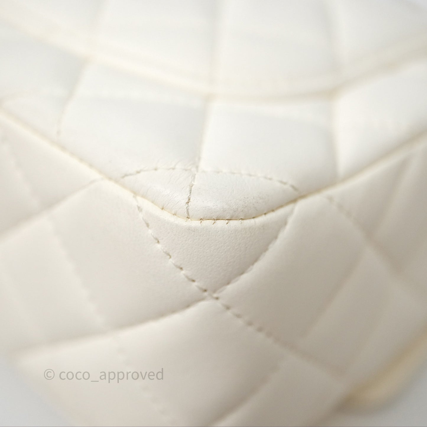 Chanel Casino Chips Chain White Lambskin Flap Bag