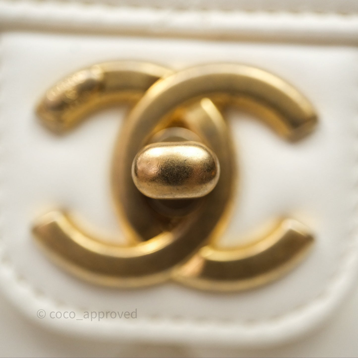 Chanel Casino Chips Chain White Lambskin Flap Bag