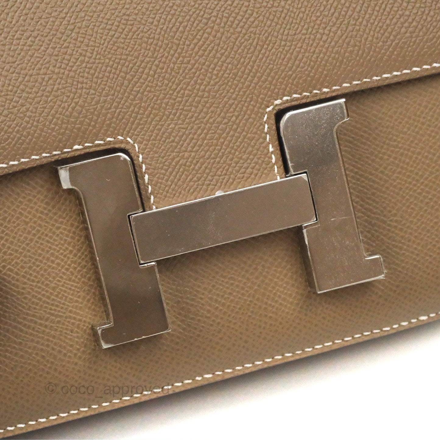 Hermès Constance III 24 Etoupe Epsom Palladium Hardware