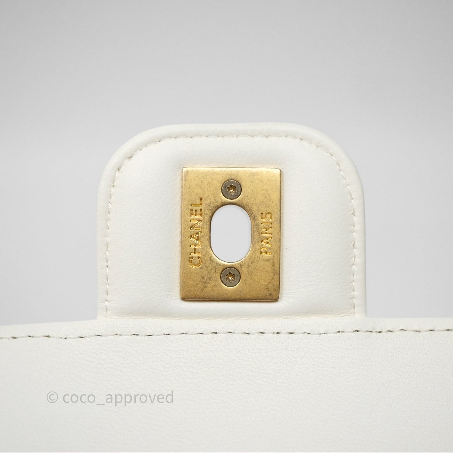 Chanel Casino Chips Chain White Lambskin Flap Bag