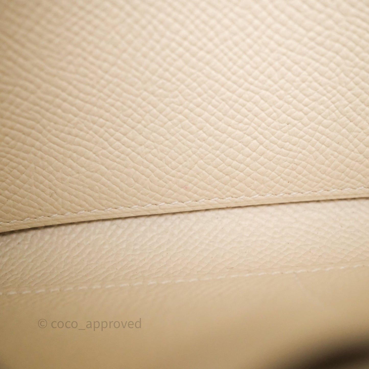 Hermès Kelly To Go Wallet Craie Epsom Gold Hardware