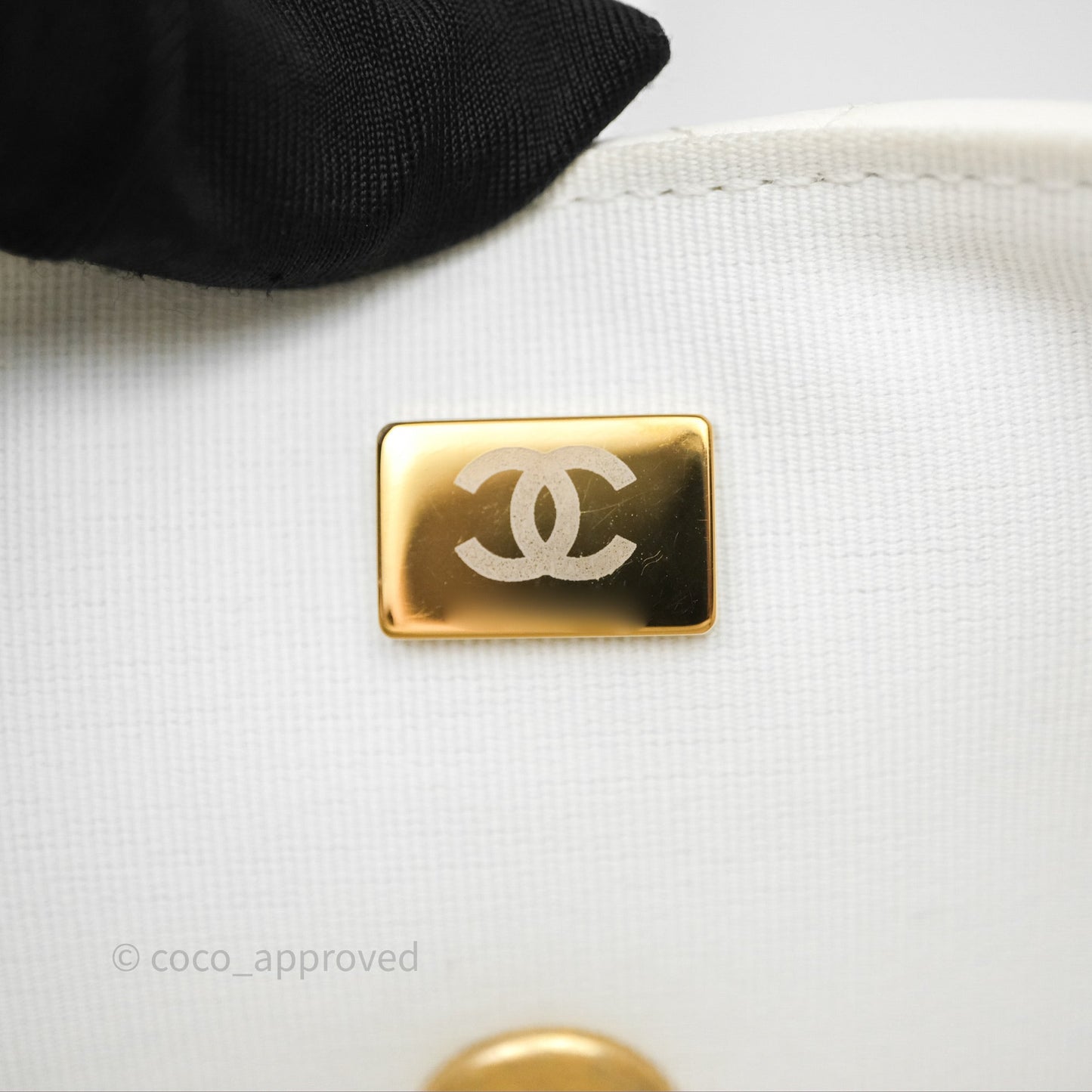 Chanel Casino Chips Chain White Lambskin Flap Bag