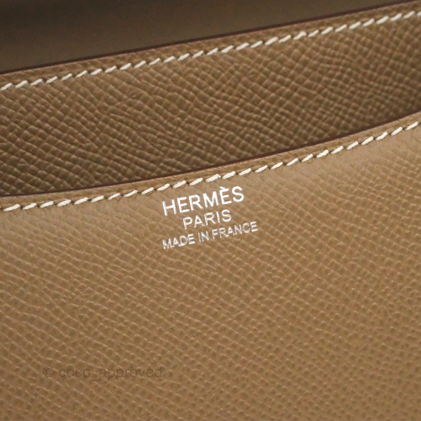 Hermès Constance III 24 Etoupe Epsom Palladium Hardware