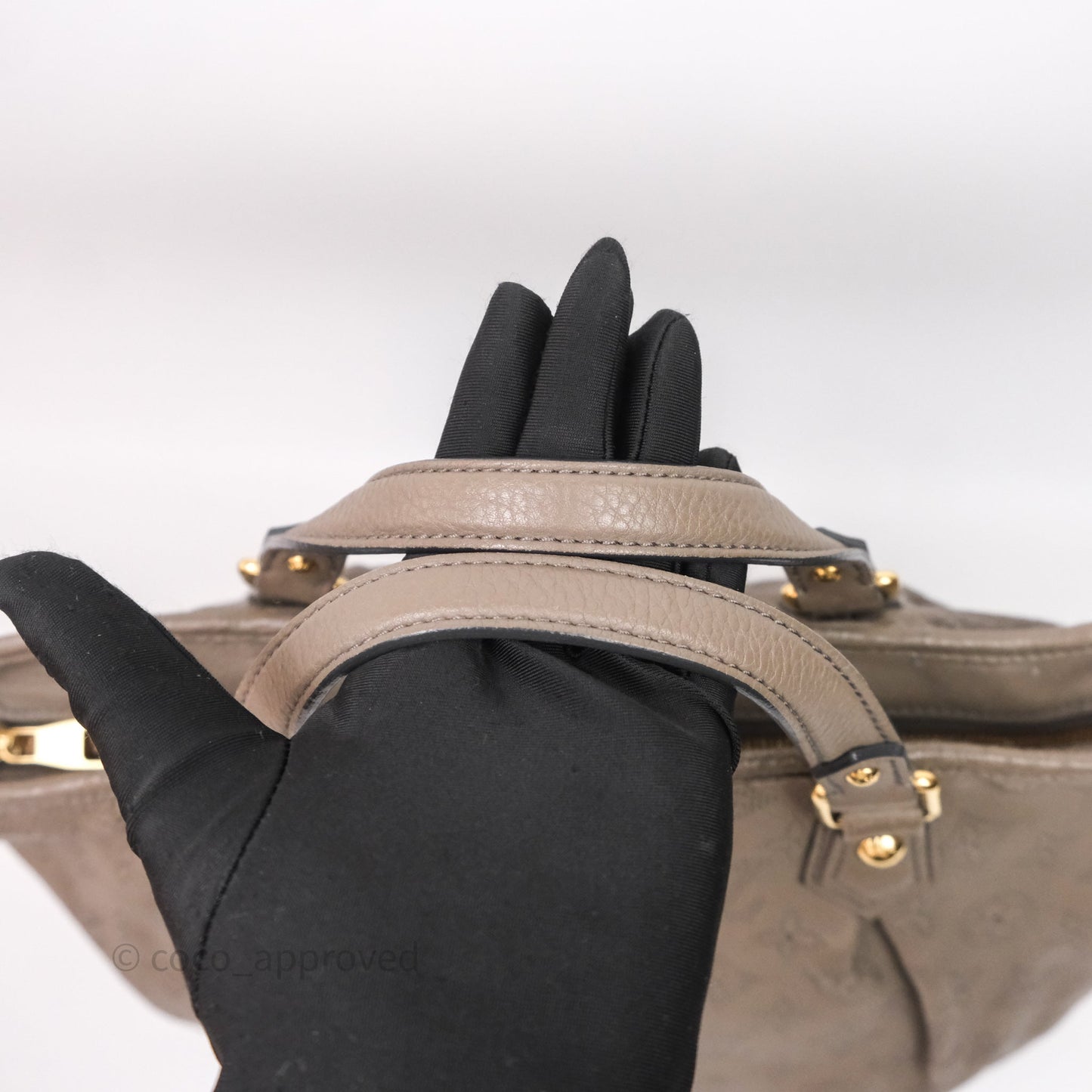 Louis Vuitton Taupe Monogram Stellar PM Bag
