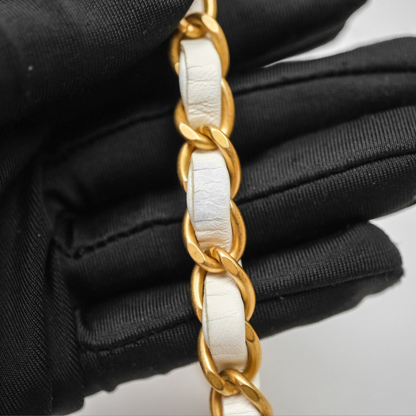 Chanel Casino Chips Chain White Lambskin Flap Bag
