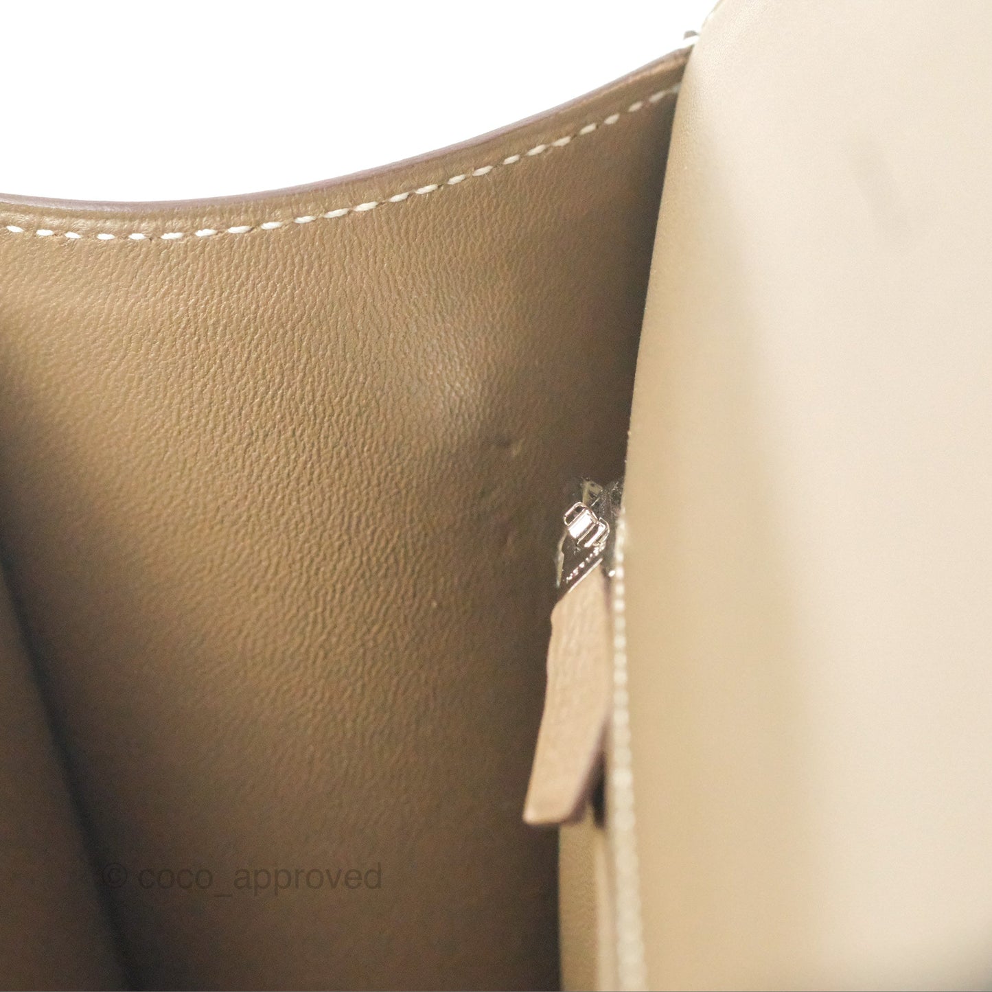 Hermès Constance III 24 Etoupe Epsom Palladium Hardware