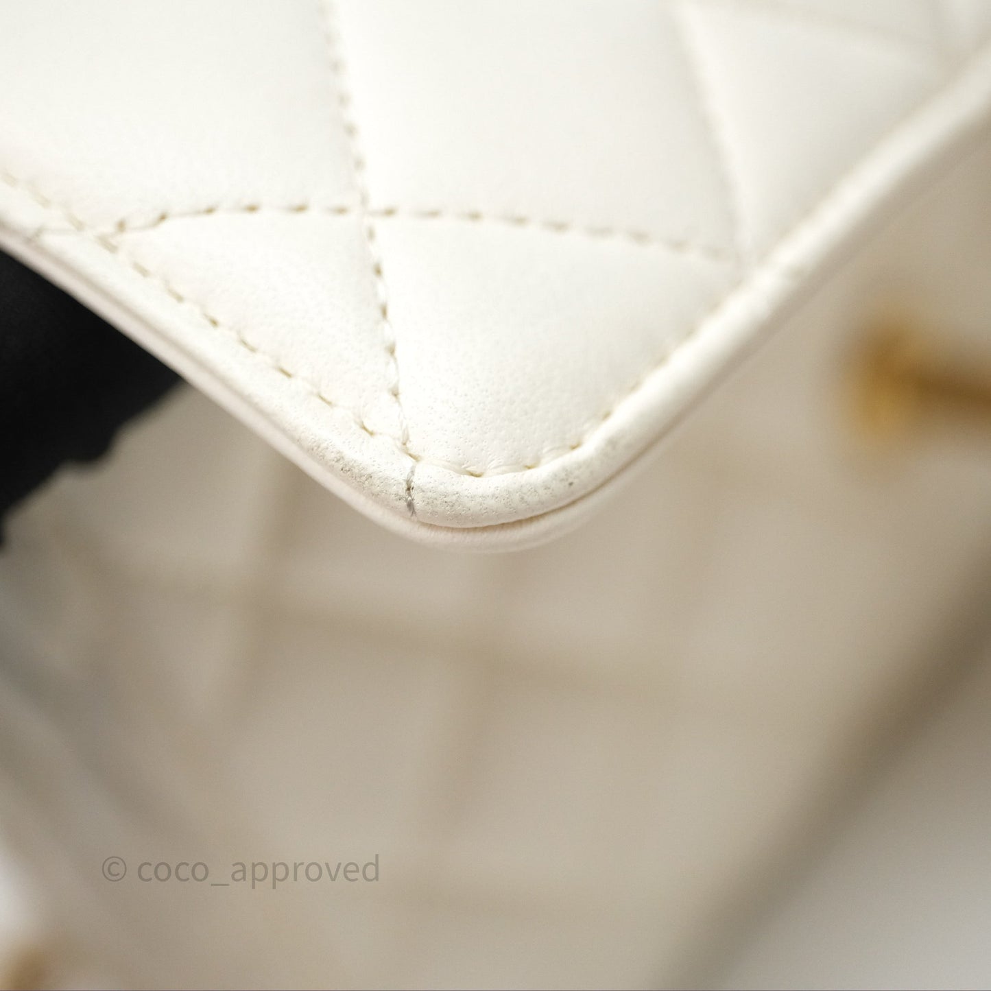 Chanel Casino Chips Chain White Lambskin Flap Bag