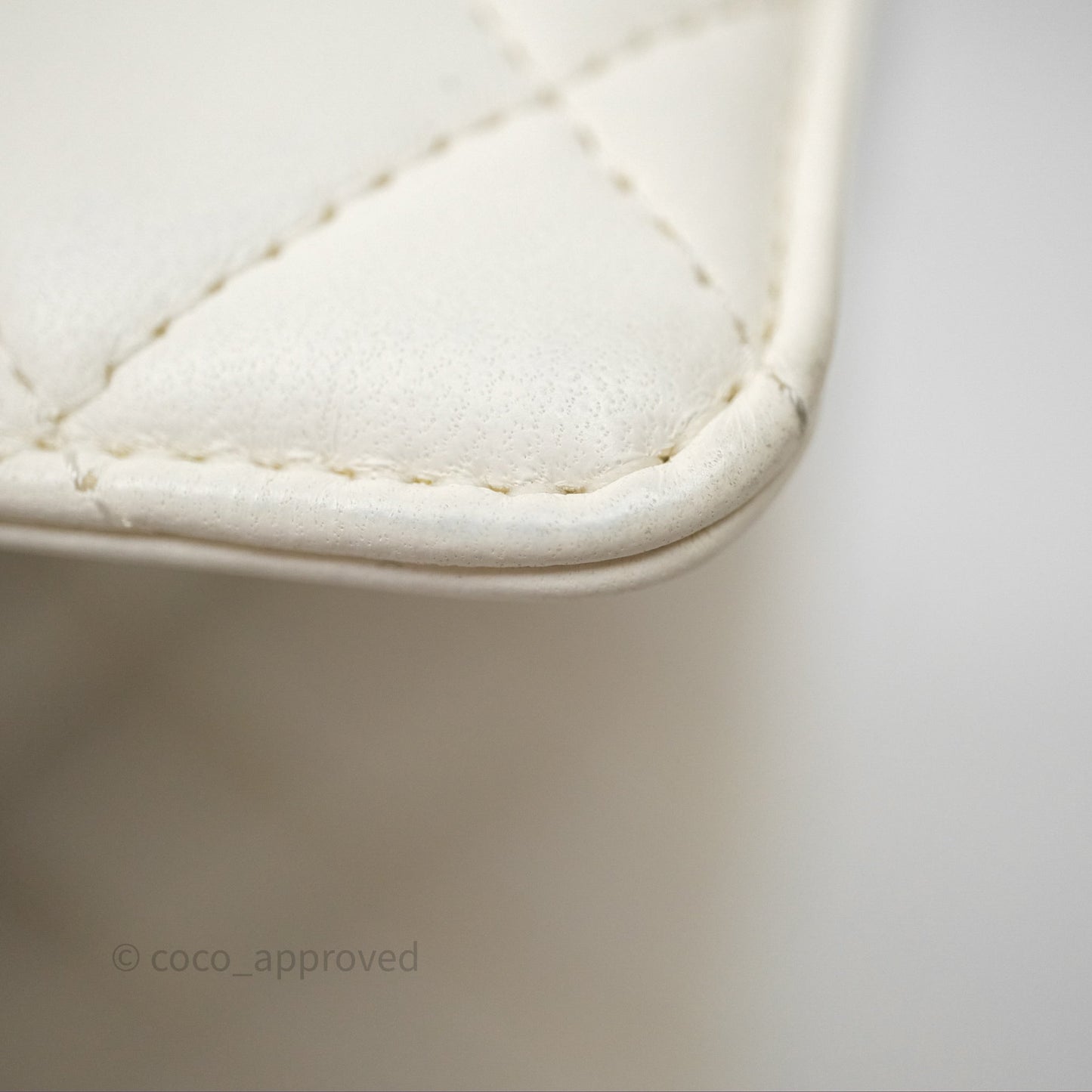 Chanel Casino Chips Chain White Lambskin Flap Bag