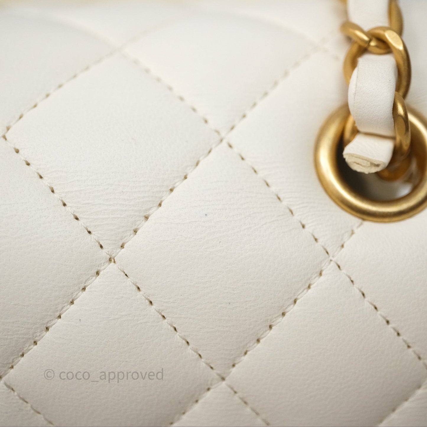 Chanel Casino Chips Chain White Lambskin Flap Bag