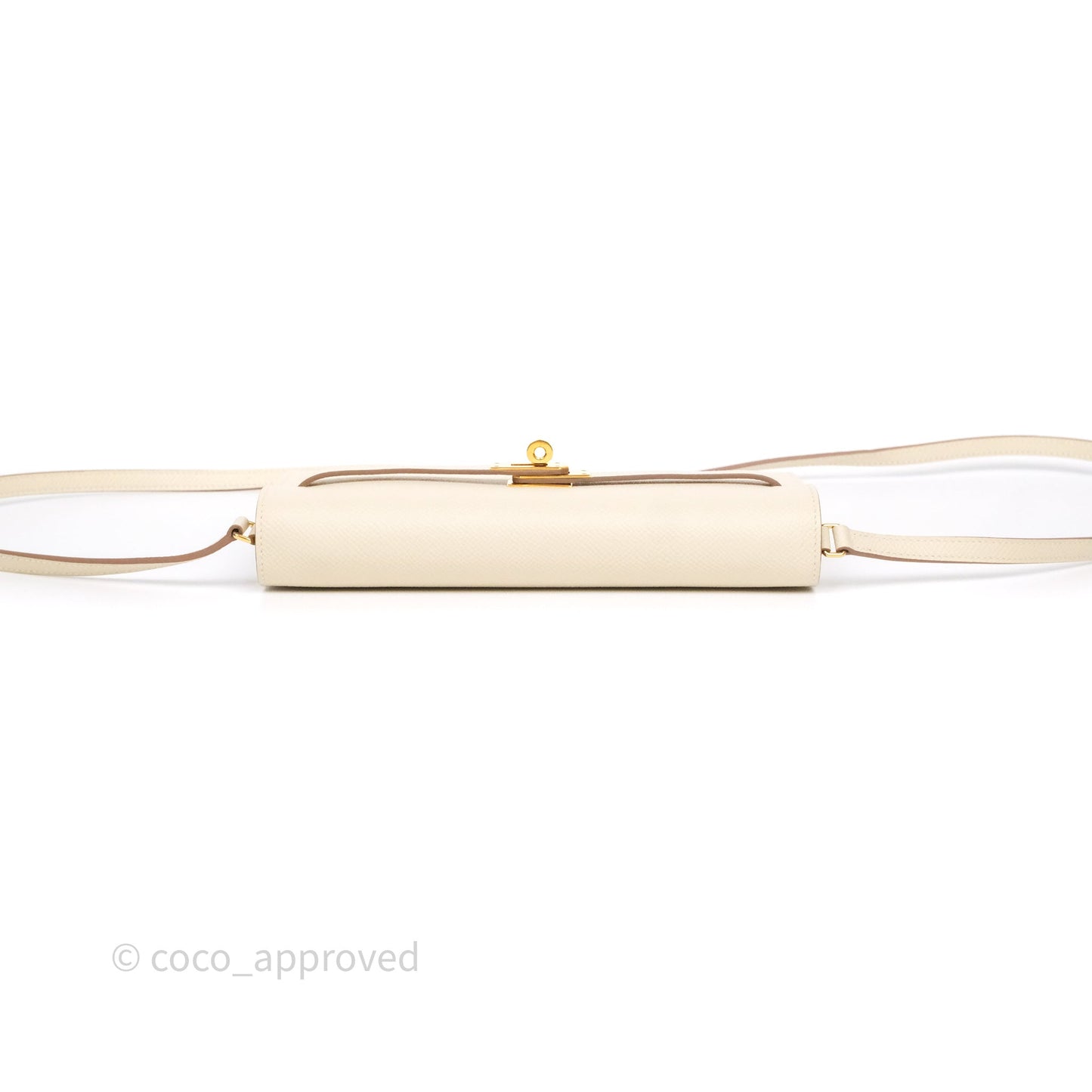 Hermès Kelly To Go Wallet Craie Epsom Gold Hardware