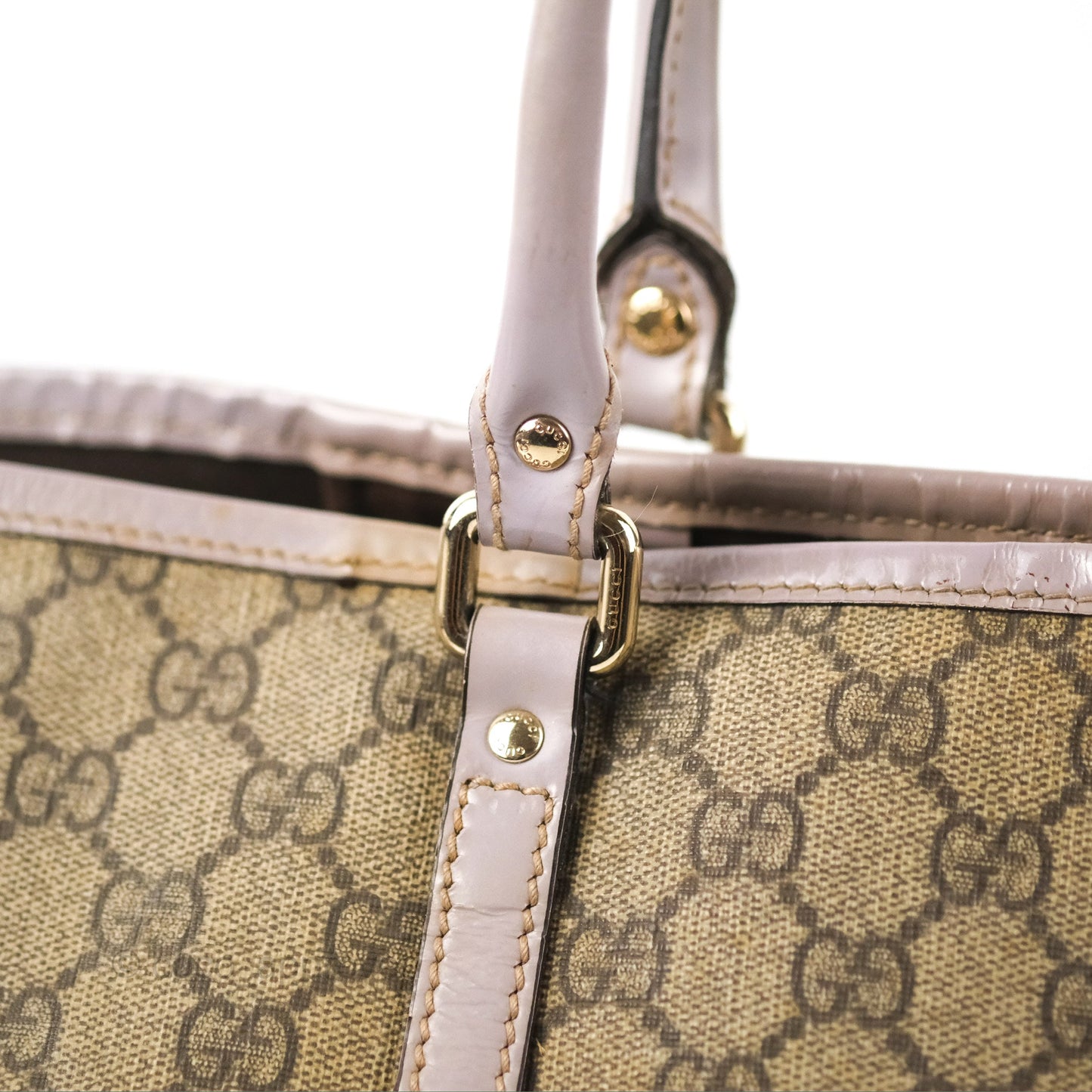 Gucci Joy Tote Bag GG Supreme Print/Patent