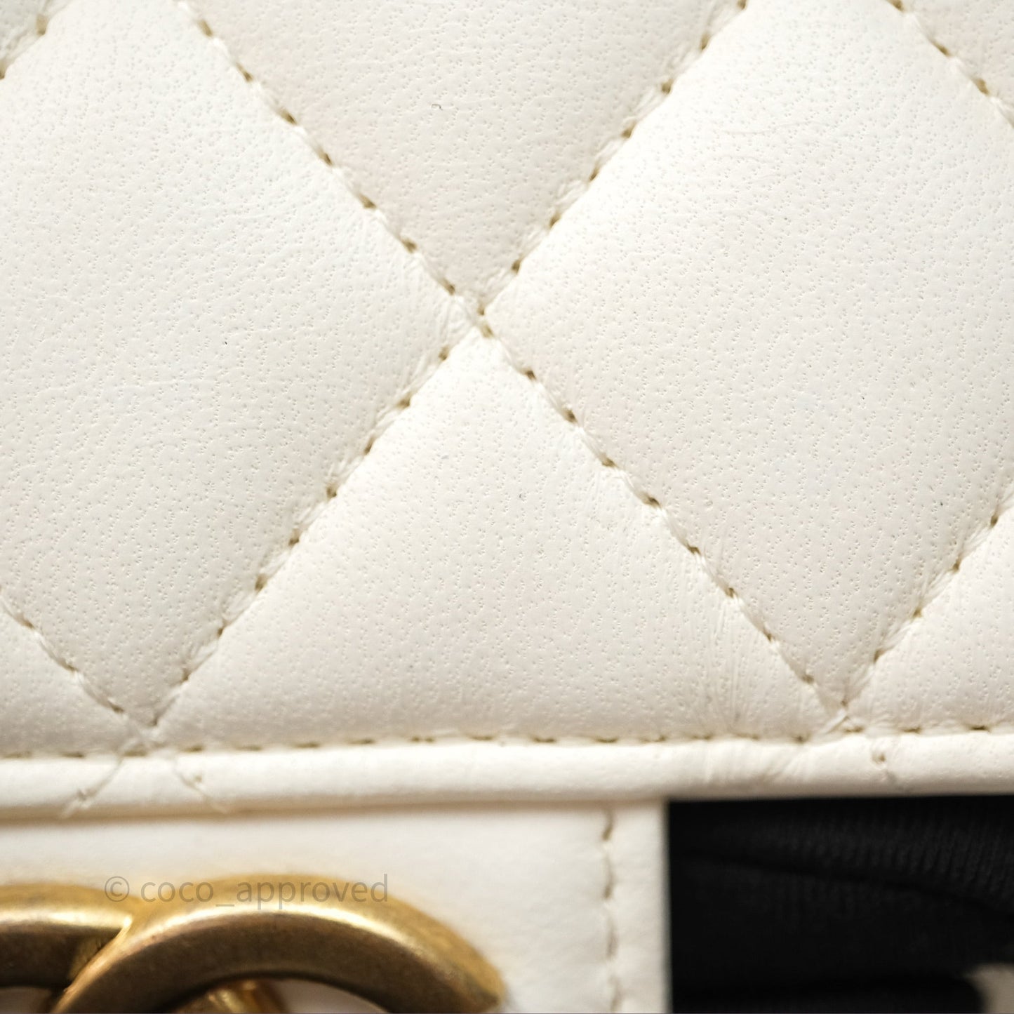 Chanel Casino Chips Chain White Lambskin Flap Bag