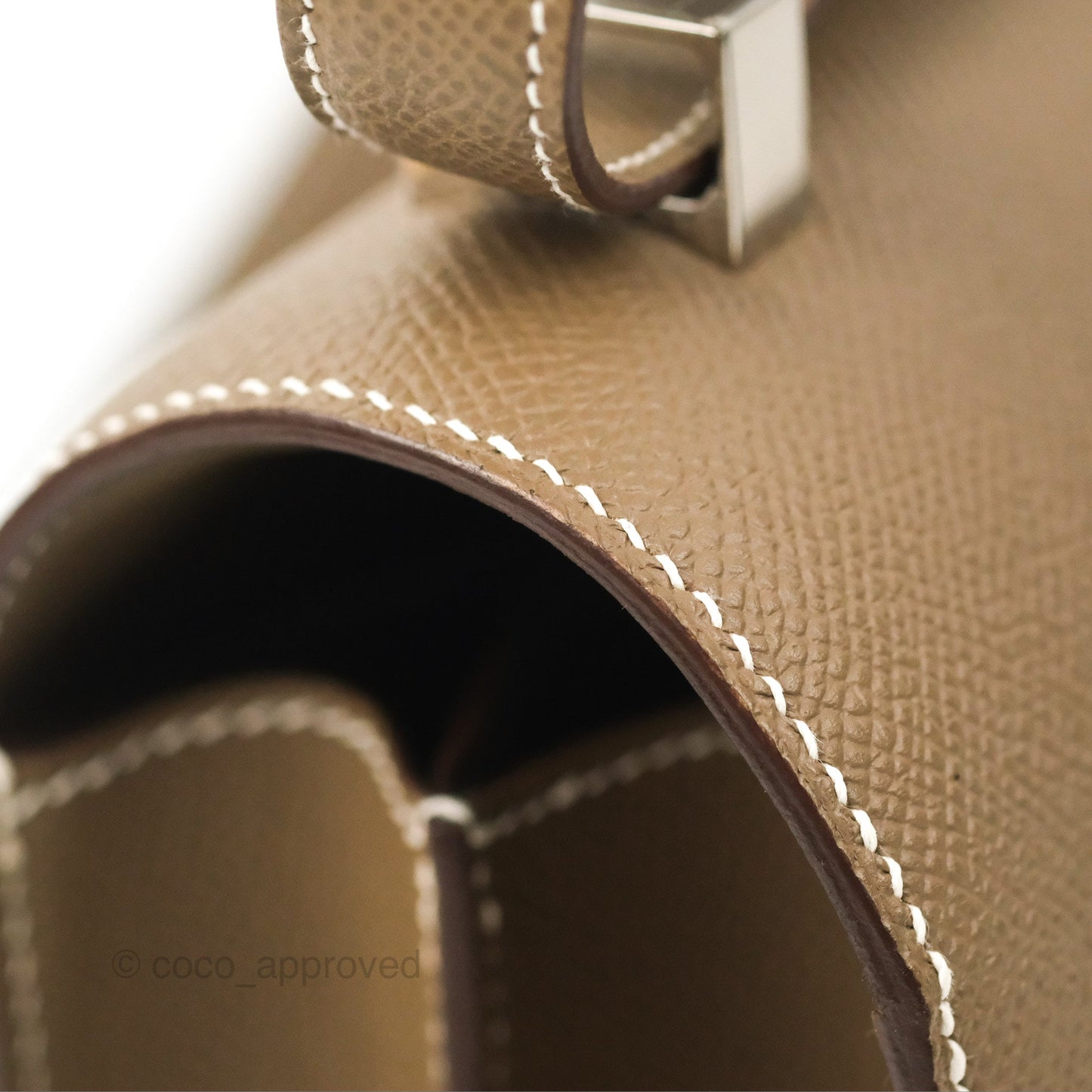 Hermès Constance III 24 Etoupe Epsom Palladium Hardware