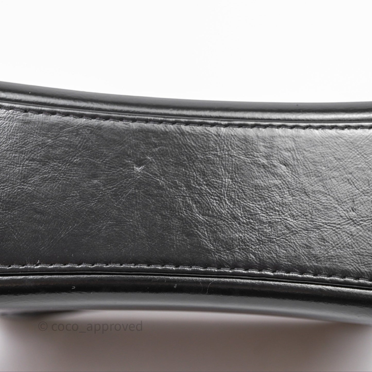 Chanel New Medium Gabrielle Hobo Quilted Black Aged Calfskin