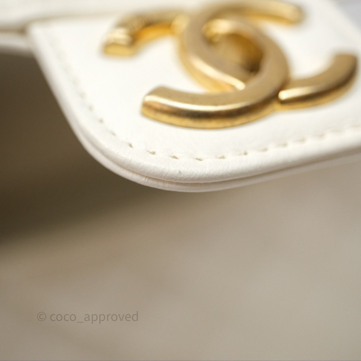 Chanel Casino Chips Chain White Lambskin Flap Bag