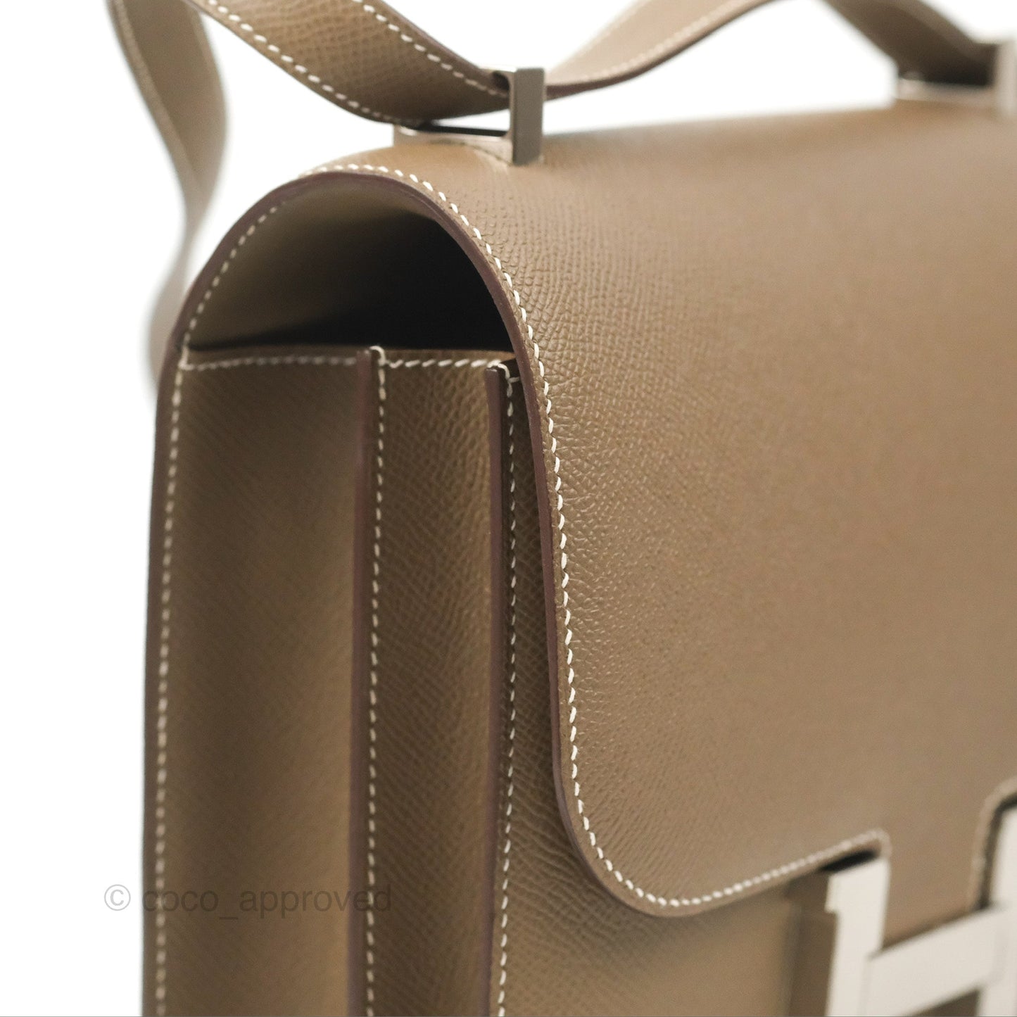 Hermès Constance III 24 Etoupe Epsom Palladium Hardware