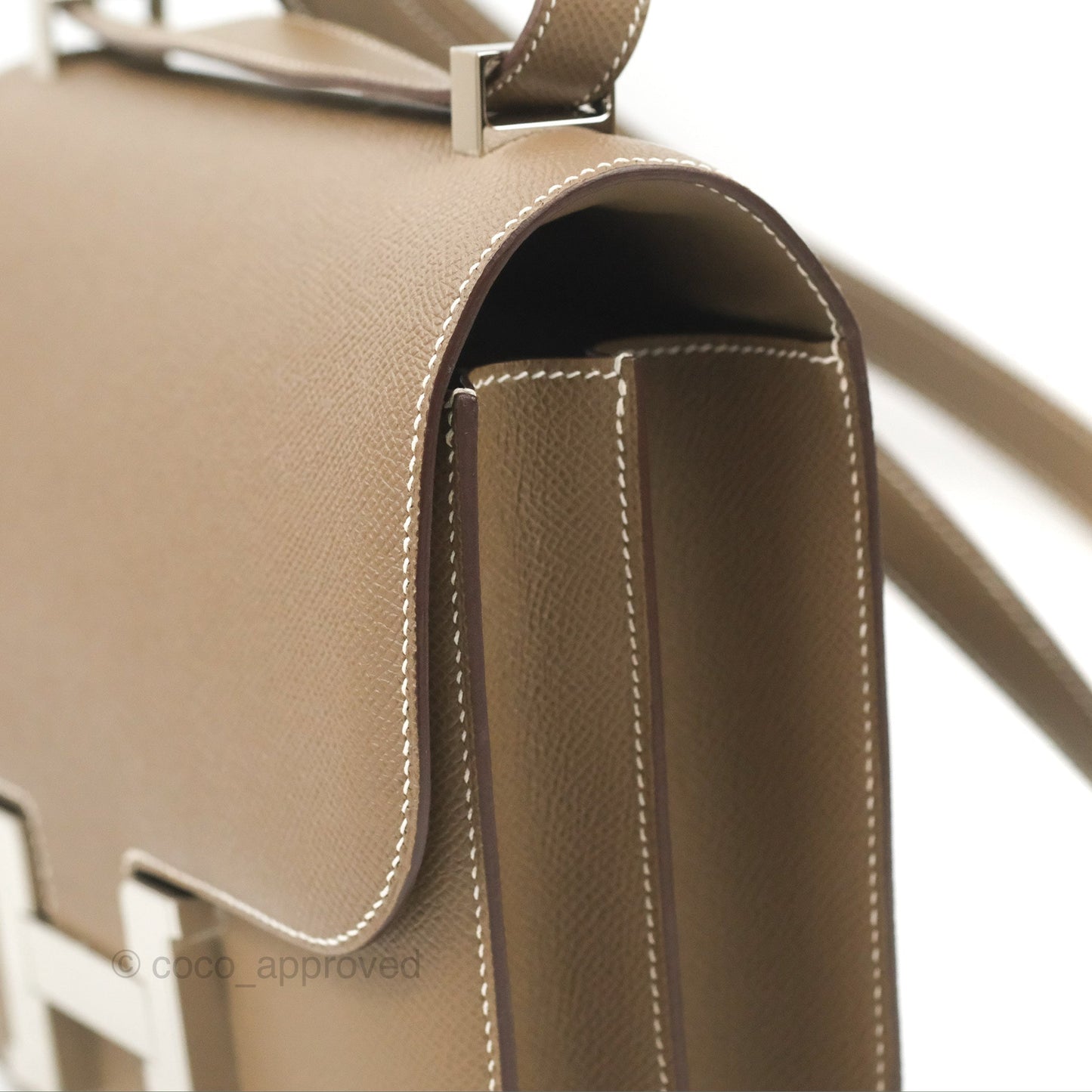 Hermès Constance III 24 Etoupe Epsom Palladium Hardware