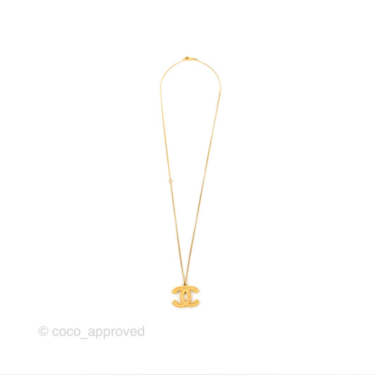 Chanel CC Necklace Gold Tone 14C