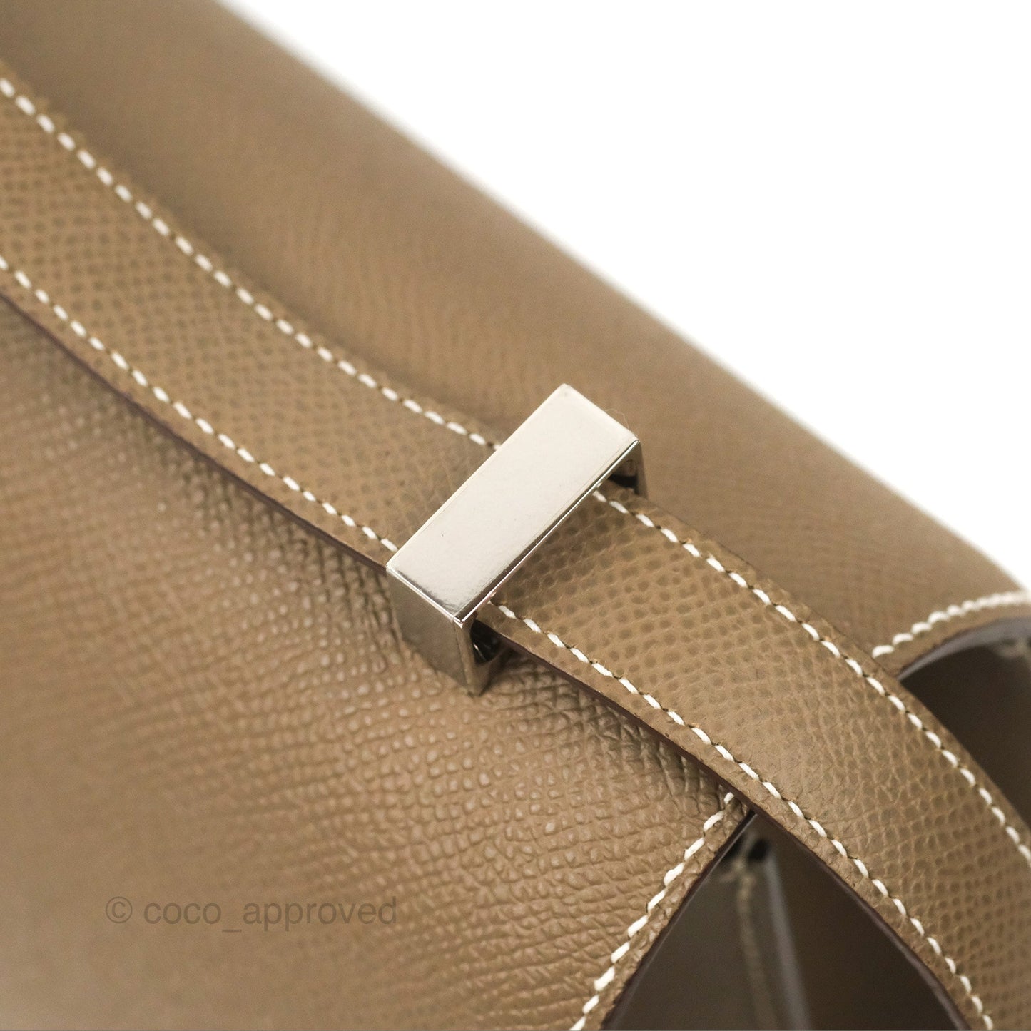 Hermès Constance III 24 Etoupe Epsom Palladium Hardware