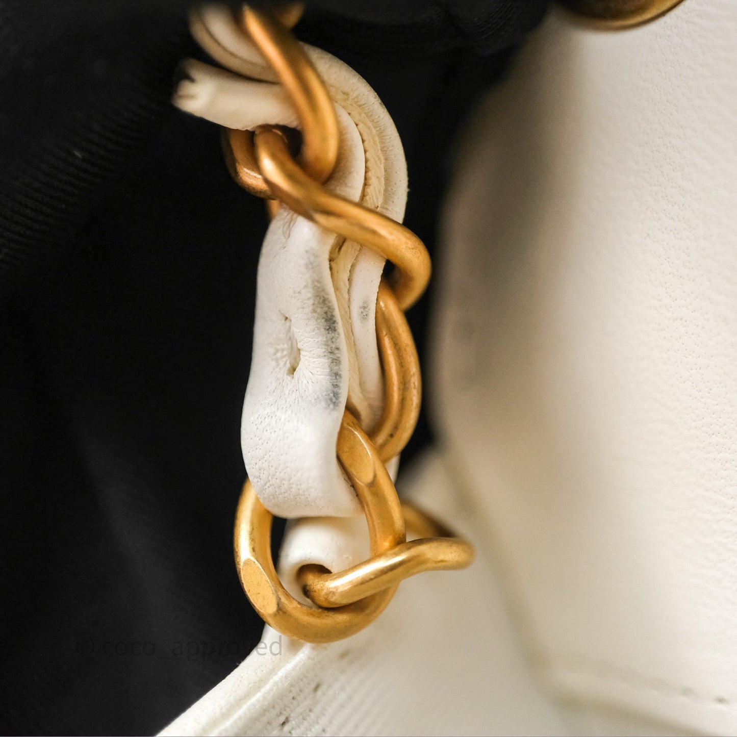 Chanel Casino Chips Chain White Lambskin Flap Bag