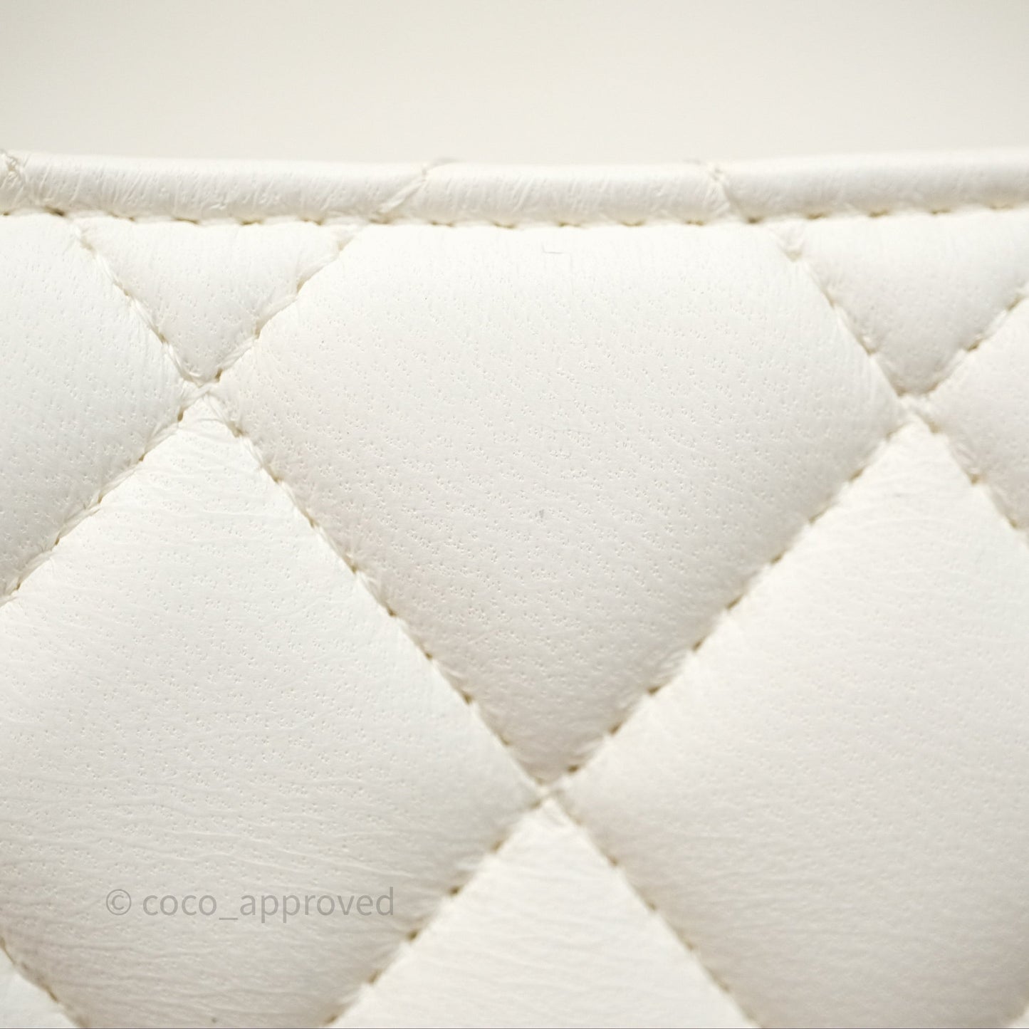 Chanel Casino Chips Chain White Lambskin Flap Bag