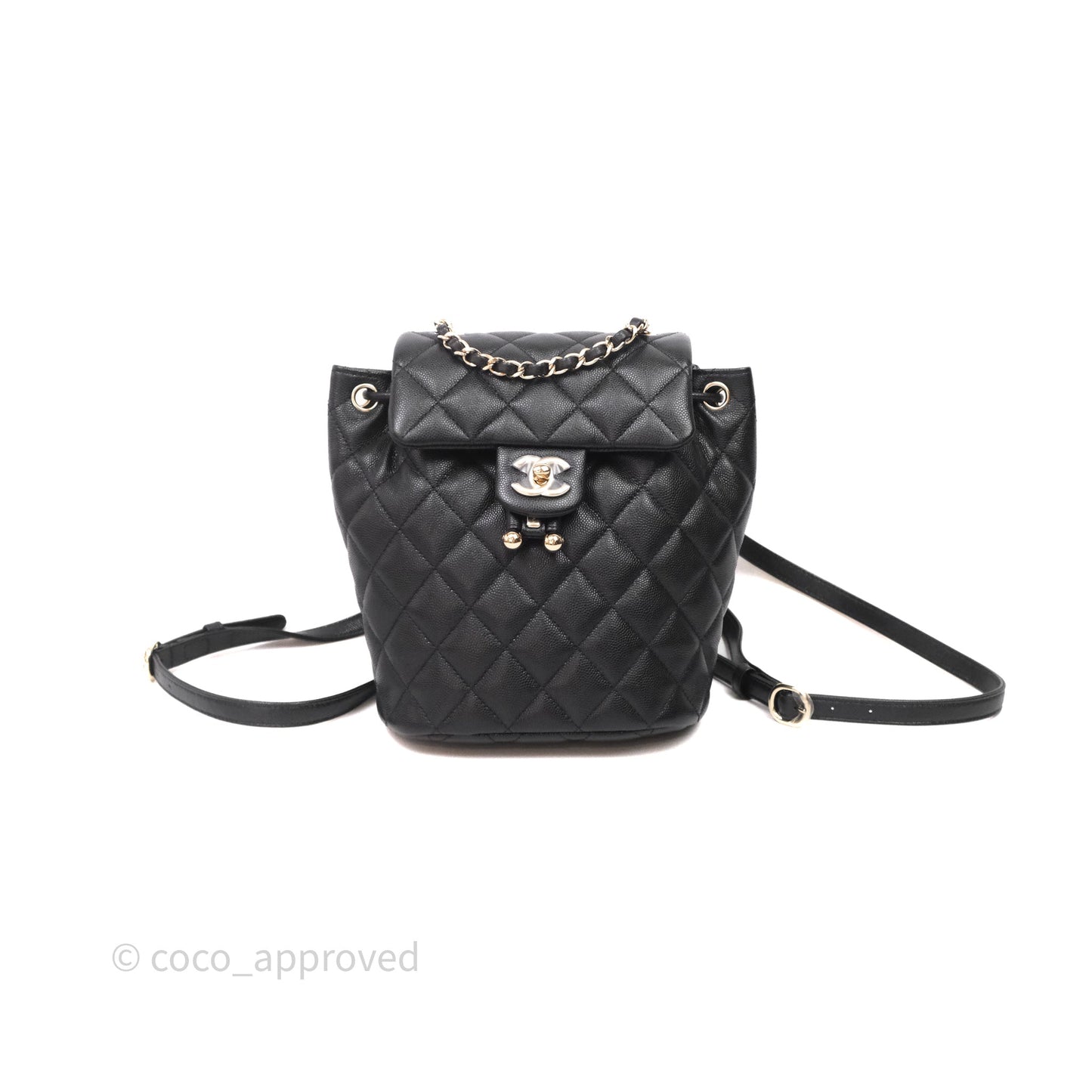 Chanel Urban Spirit Mini Black Caviar Backpack