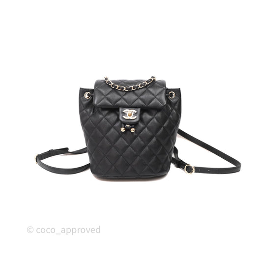 Chanel Urban Spirit Mini Black Caviar Backpack