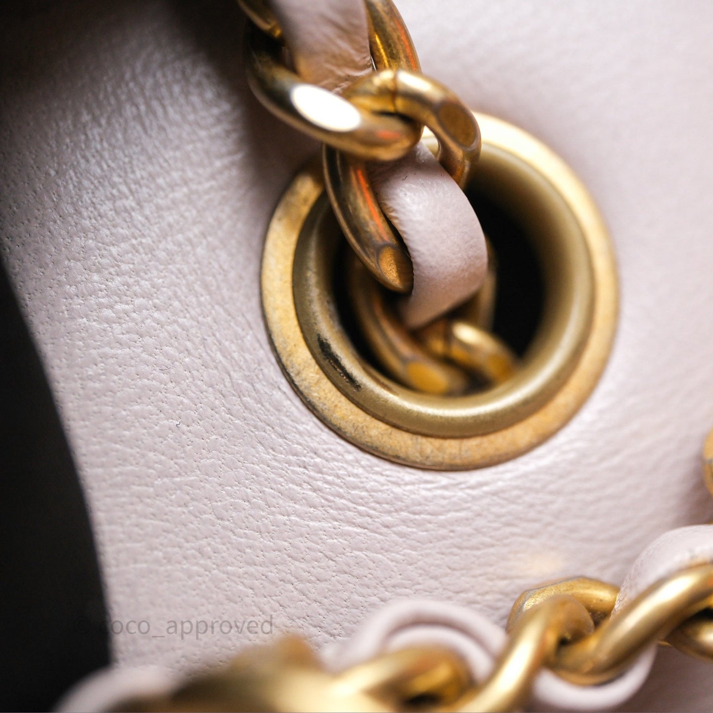 Chanel Mini Rectangular Pearl Crush Lilac Lambskin Aged Gold Hardware