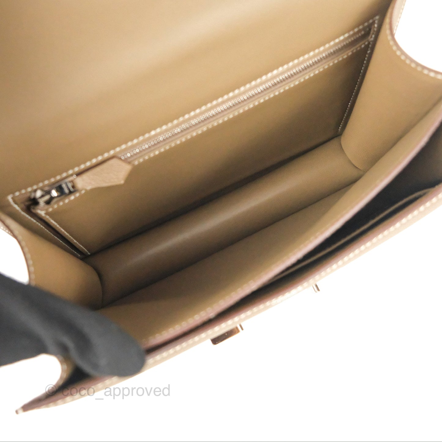 Hermès Constance III 24 Etoupe Epsom Palladium Hardware