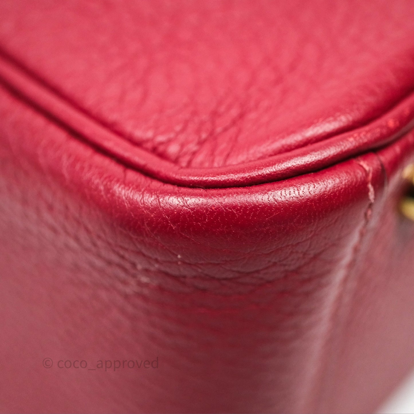Hermès Mini Lindy 20 Rouge Grenat K1 Clemence Gold Hardware